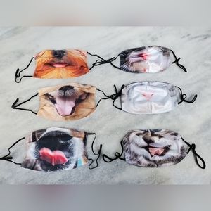 Brand New Dog and Cat Face Masks with Filters NWOT